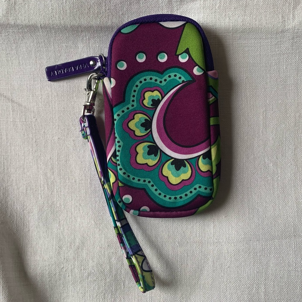 Vera Bradley soft sided wristlet